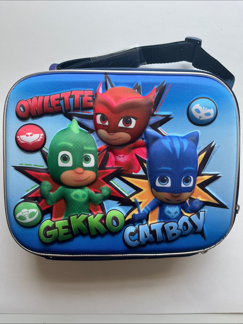 PJ Masks Lunch Box with Catboy, Gekko and Owlette